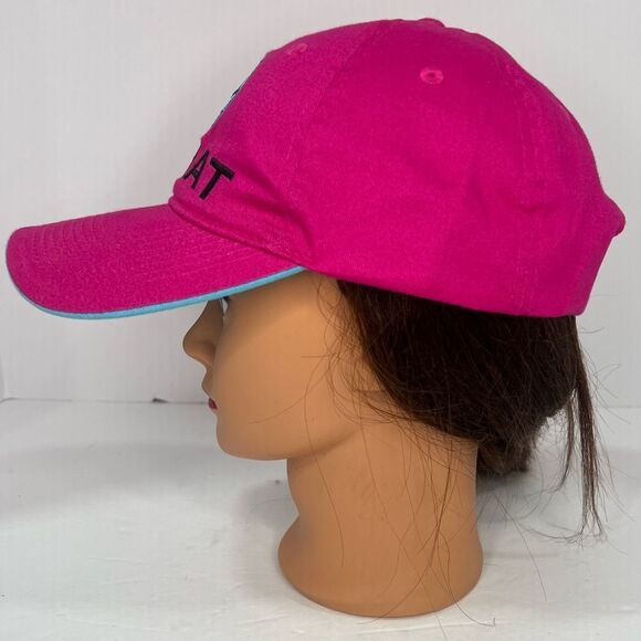 Ariat Ballcap Textile One Size Adjustable Pink/Blue Details Unisex - Picture 4 of 9